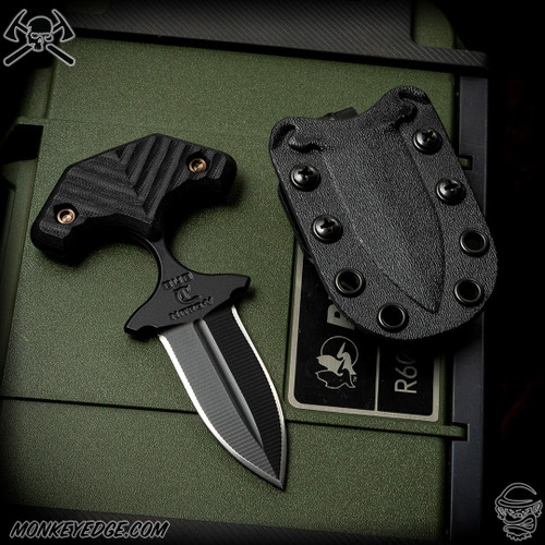 RMJ Tactical Fixed Blade: BUB Dagger - Blackout