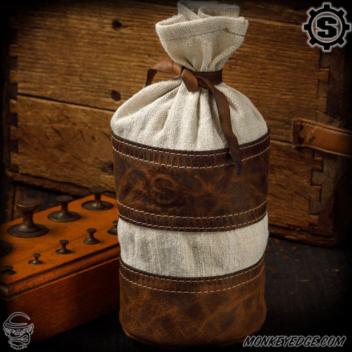 Starlingear Leather Bullion Bag: Vintage Style w/1800s Hemp (SG2922)