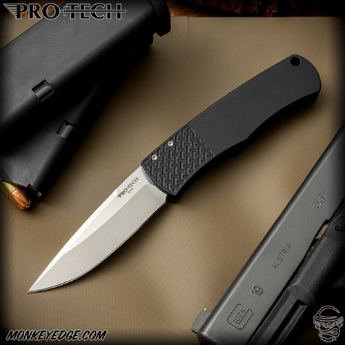 Pro-Tech Knives: Magic BR-1 - Stonewashed/Black
