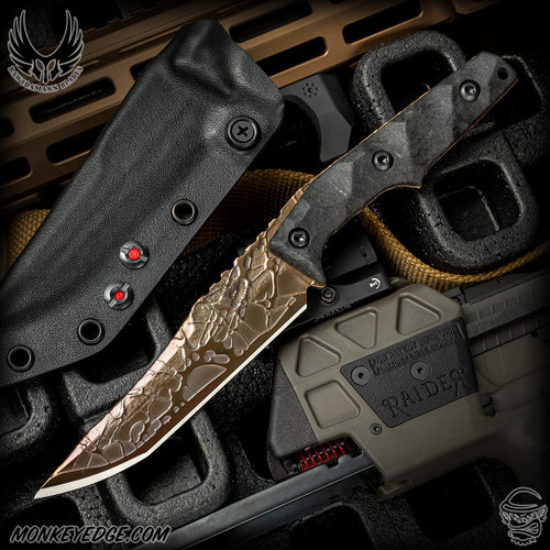 Bawidamann Blades: EB-11 - Acid Etched/Bronze Spectral Patina