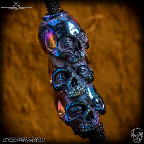 Dmitry Streltsov Bead: Lucky Troyka - Titanium Flamed