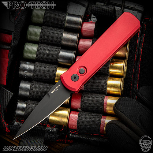 Pro-Tech Knives: Godson - Black/Red
