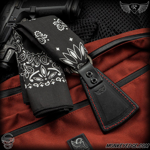 Chattanooga Leatherworks: RMJ Tactical Cowbell Slugshot Sap - Black/Red Monkey Edge Exclusive