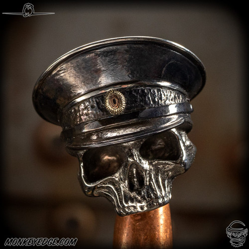 Dmitry Streltsov Bead: Lucky Officer Bead - Titanium Polished