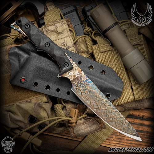 Bawidamann Blades: Ghost L - Acid Etched/Spectral Patina (BBB0031)
