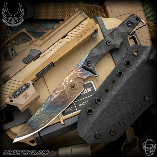 Bawidamann Blades: Ghost L - Acid Etched/Spectral Patina (BBB0032)