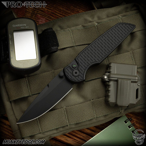 Pro-Tech Knives: TR-3 Integrity Operator - Black/Black Relic Textured