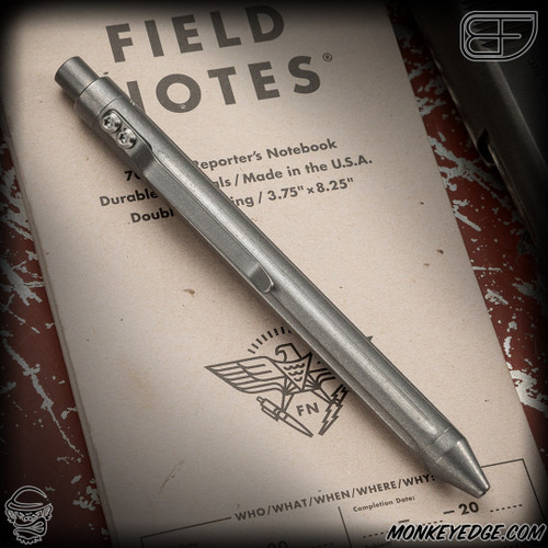 Fellhoelter TiCkler Pen Pro2type - Titanium Tumbled Straight Fluted
