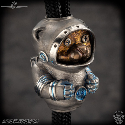 Dmitry Streltsov Bead: Bad Teddy - Titanium (DSP0700)