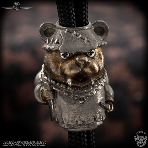 Dmitry Streltsov Bead: Bad Teddy - Titanium (DSP0695)