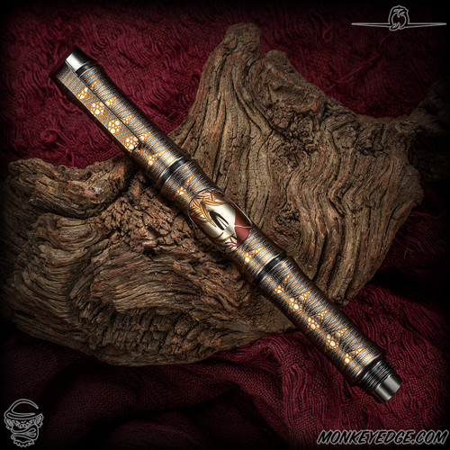 Dmitry Streltsov Pen: Kamikaze - Tsuba Engraved (DSP0711)