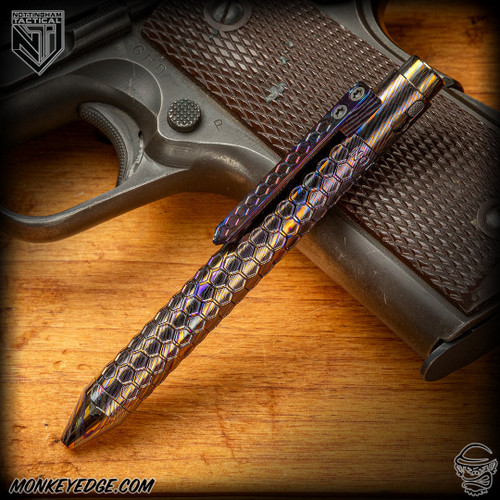 Nottingham Tactical: G2 Mini Pen - ZircuTi w/Machined Clip - Honey Badger - Single Lock