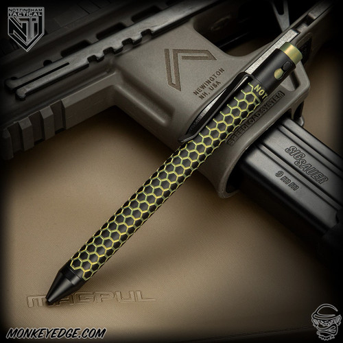 Nottingham Tactical: G2 Full Size Pen - Titanium Two Tone Gold - Honey Badger - Single Lock