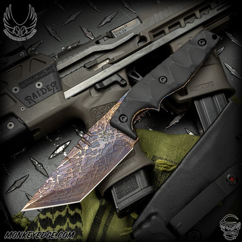 Bawidamann Blades: Gunnr SP - Acid Etched/Black Pearl Patina