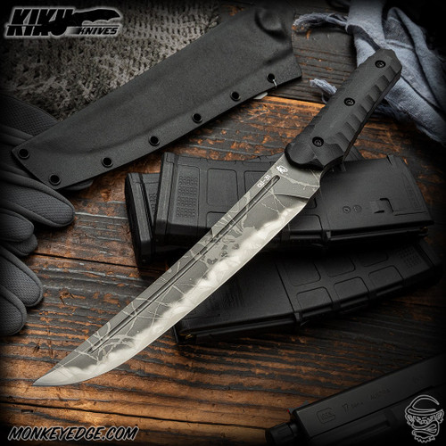 Kiku Matsuda Knives: Akatsuki - Acid Washed/Black G10