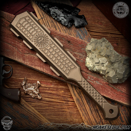 RMJ Tactical: Gold Point Cyberpunk War Club - Distressed Bronze