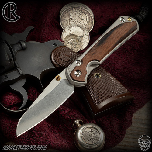 Chris Reeve Knives Folder: Sebenza 31 Small Inlay - Insingo Macassar Ebony