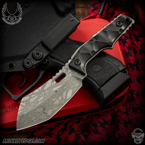 Bawidamann Blades: Custom Mukabout - Acid Etched/Shadow Strand