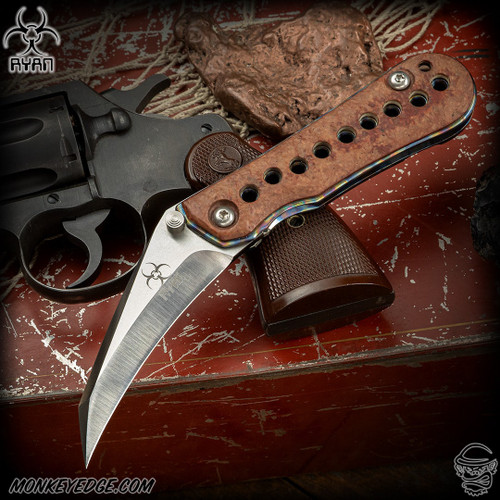 Steve Ryan: Sliver - Satin/Tan Micarta (SRK0512)