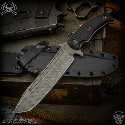 RMJ Tactical Fixed Blade: Combat Asia - Acid Etched