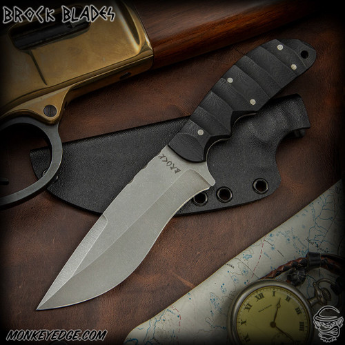 Brock Blades: C-3 - Blasted/Black G10