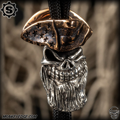 Starlingear Bead: Patriot Slickster - Silver/Copper