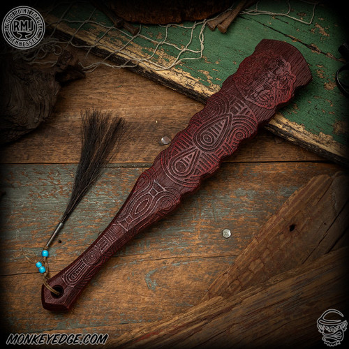 RMJ Tactical: Gold Point War Stick - Falcon Warrior - Red