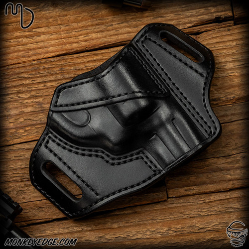 Del Fatti Leather: LP Holster - J-Frame 2 Inch - Black