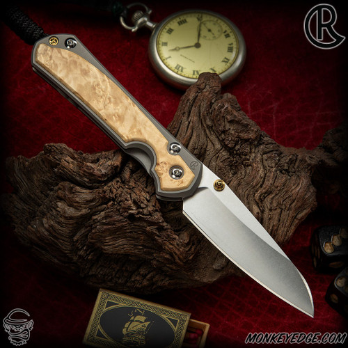 Chris Reeve Knives Folder: Sebenza 31 Small Inlay - Insingo Box Elder Left Handed