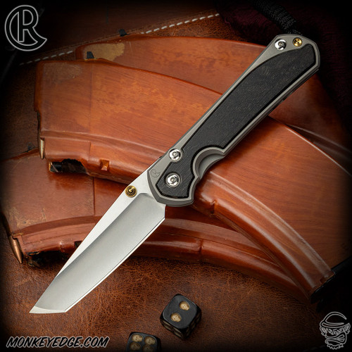Chris Reeve Knives Folder: Sebenza 31 Large Inlay - Tanto Bog Oak