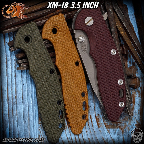 Hinderer Scale: XM-18 3.5 Inch - Canvas Micarta XM Texture