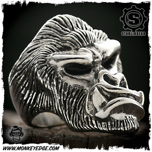 Starlingear Ring: Primate Puncher - Silver