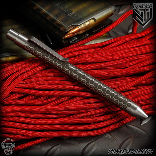 Nottingham Tactical Pen: G2 Full Size - Titanium Anodized - Honey Badger