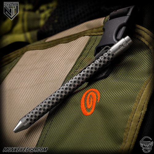Nottingham Tactical Pen: G2 Full Size - Titanium Blackened - Dottingham