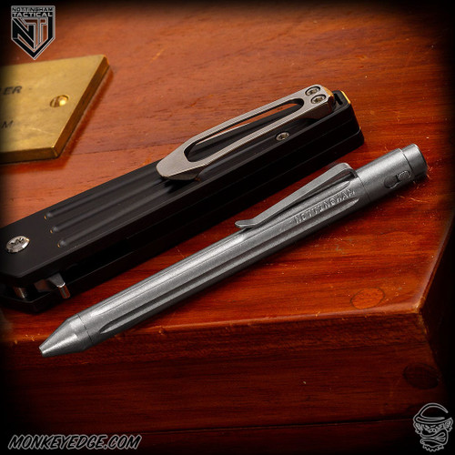 Monkey Edge - Nottingham Tactical Pen: Standard - Titanium Black
