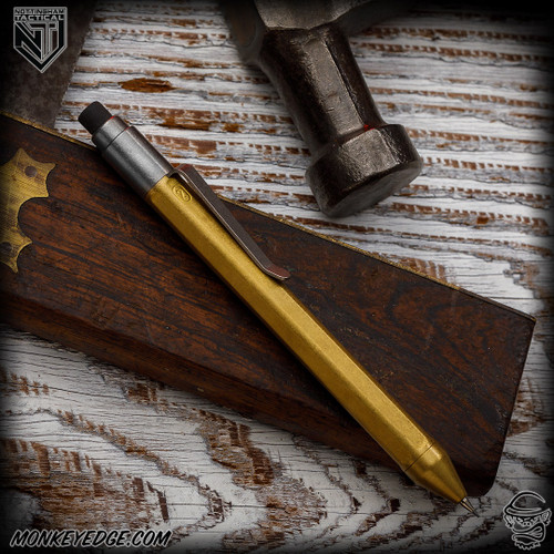 Nottingham Tactical Pencil: Leadslinger - Brass
