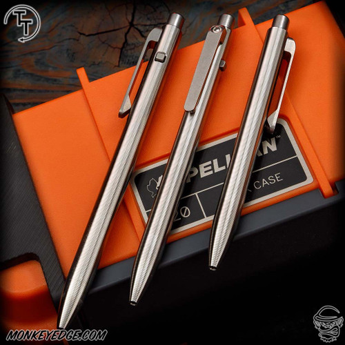 Tactile Turn: Slim Side Click Pen - Titanium