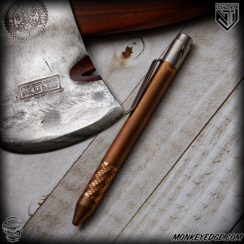 Nottingham Tactical Pen: Standard - Copper - Digital Grip