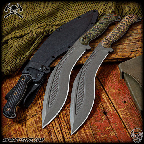 RMJ Tactical Fixed Blade: Kukri - Tungsten