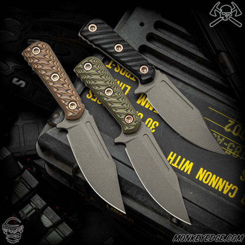 Monkey Edge - RMJ Tactical Fixed Blade: Utsidihi - Black
