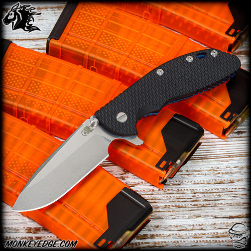 Hinderer Knives: XM-24 Spearpoint - Stonewashed Blue