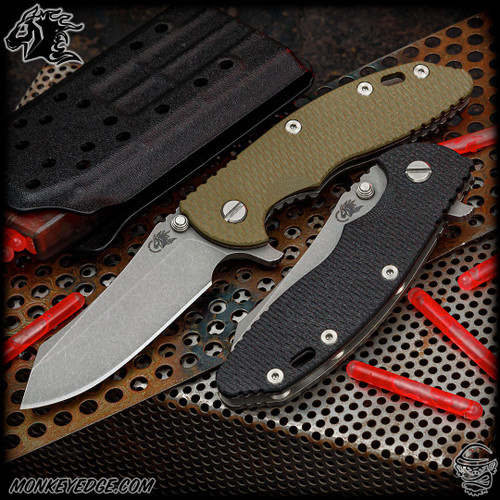 Hinderer Knives: XM-18 3.5 inch Skinner - Working Finish