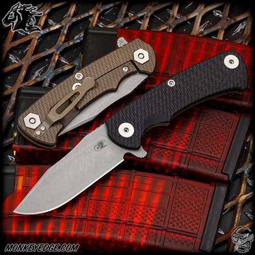 Hinderer Knives: Project X Clip Point - Battle Bronze