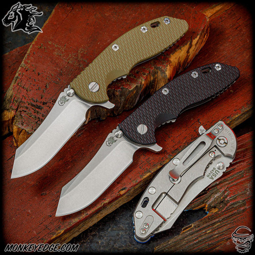 Hinderer Knives: XM-18 3.5 inch Skinner - Stonewashed