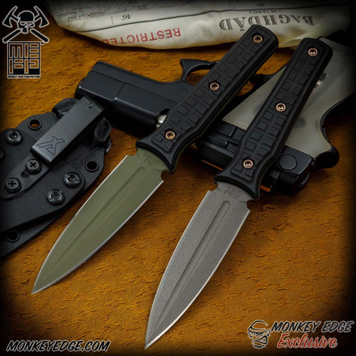 RMJ Tactical Fixed Blade: Orlando Special - Monkey Edge FRAG Pattern