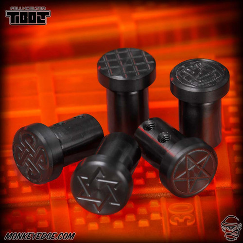 Fellhoelter TiBolt End Cap - Zirconium (Various Patterns)