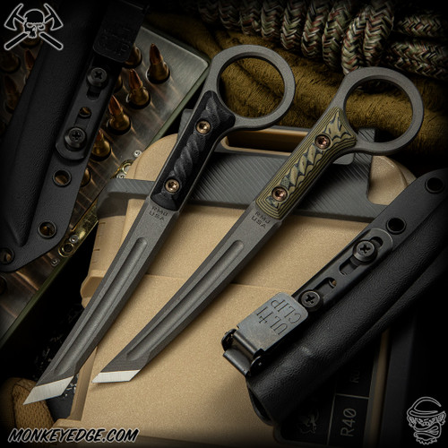 Monkey Edge - RMJ Tactical Fixed Blade: Stabby Guy (SG) - Textured