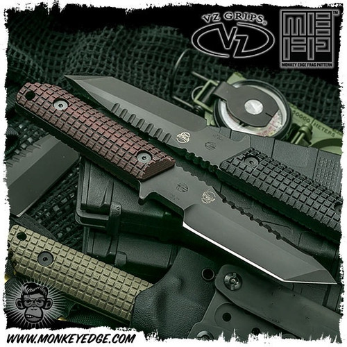 Grips: Strider Fixed Blades (HT, PP) - Monkey Edge FRAG Pattern