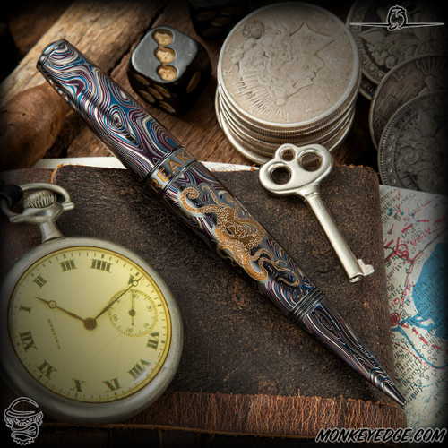 Dmitry Streltsov Pen: Icebreaker - Octo Damask Engraved