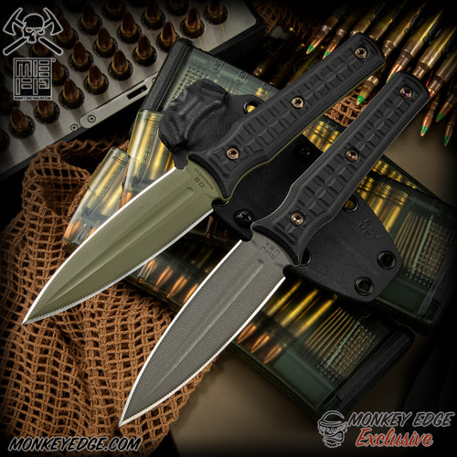 RMJ Tactical Fixed Blade: Orlando Special (Magnacut) - Monkey Edge FRAG Pattern